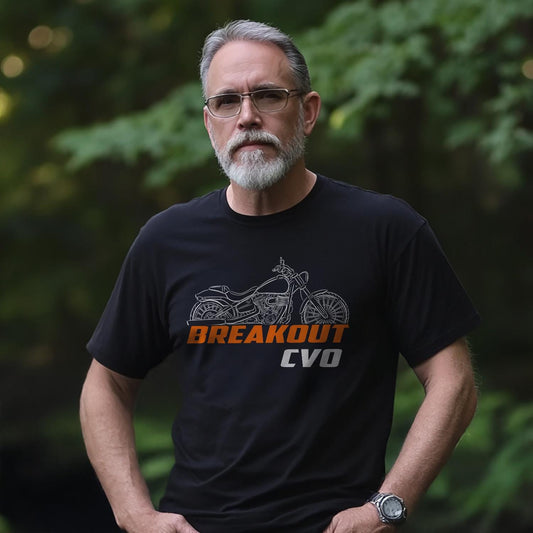Harley-Davidson FXSBSE CVO Breakout Inspired T-Shirt - Biker Motorcycle Tee Shirt