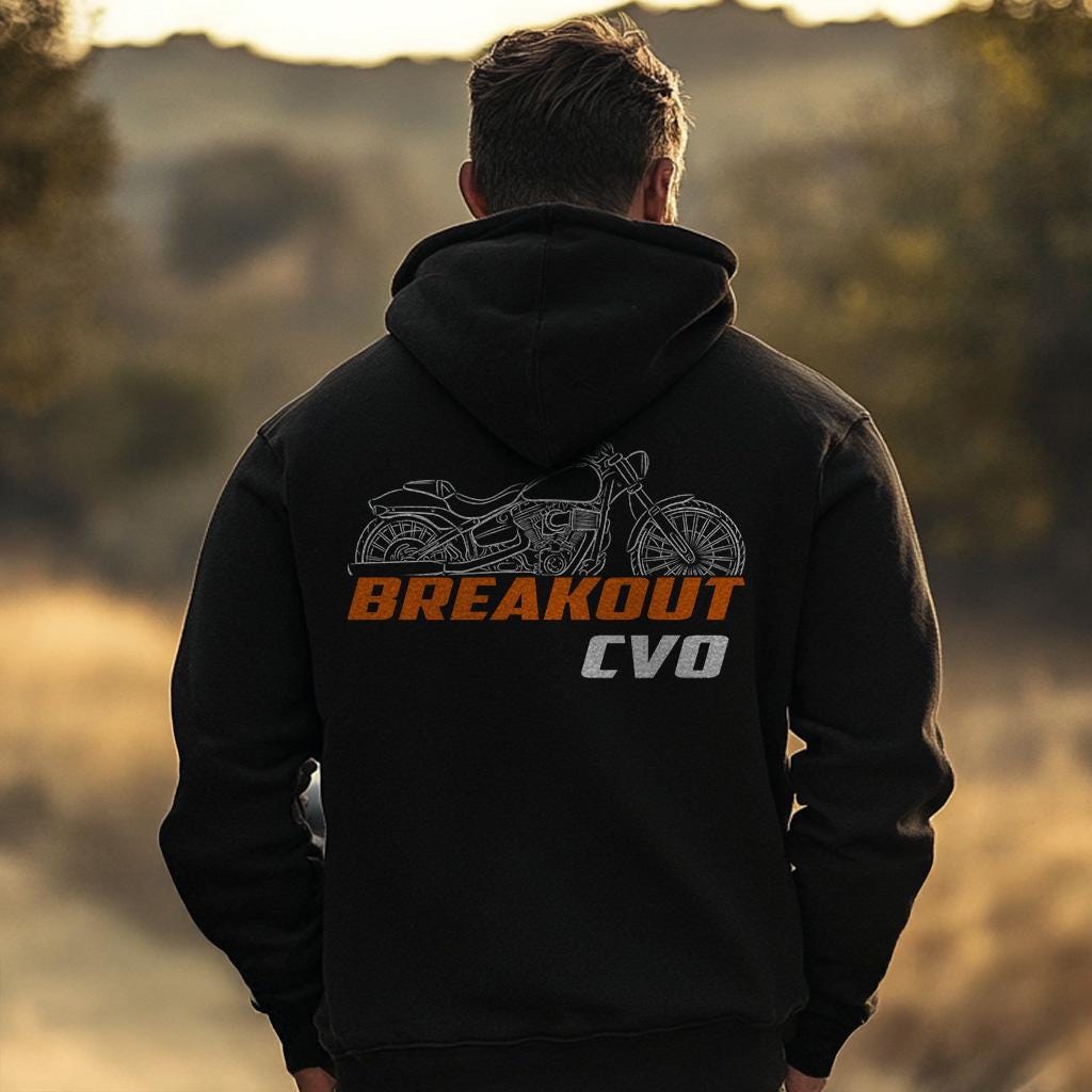 Harley-Davidson FXSBSE CVO Breakout Inspired Hoodie - Biker Motorcycle Sweatshirt