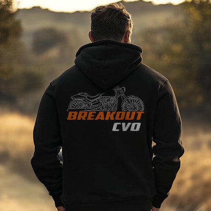 Harley-Davidson FXSBSE CVO Breakout Inspired Hoodie - Biker Motorcycle Sweatshirt