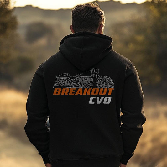 Harley-Davidson FXSBSE CVO Breakout Inspired Hoodie - Biker Motorcycle Sweatshirt