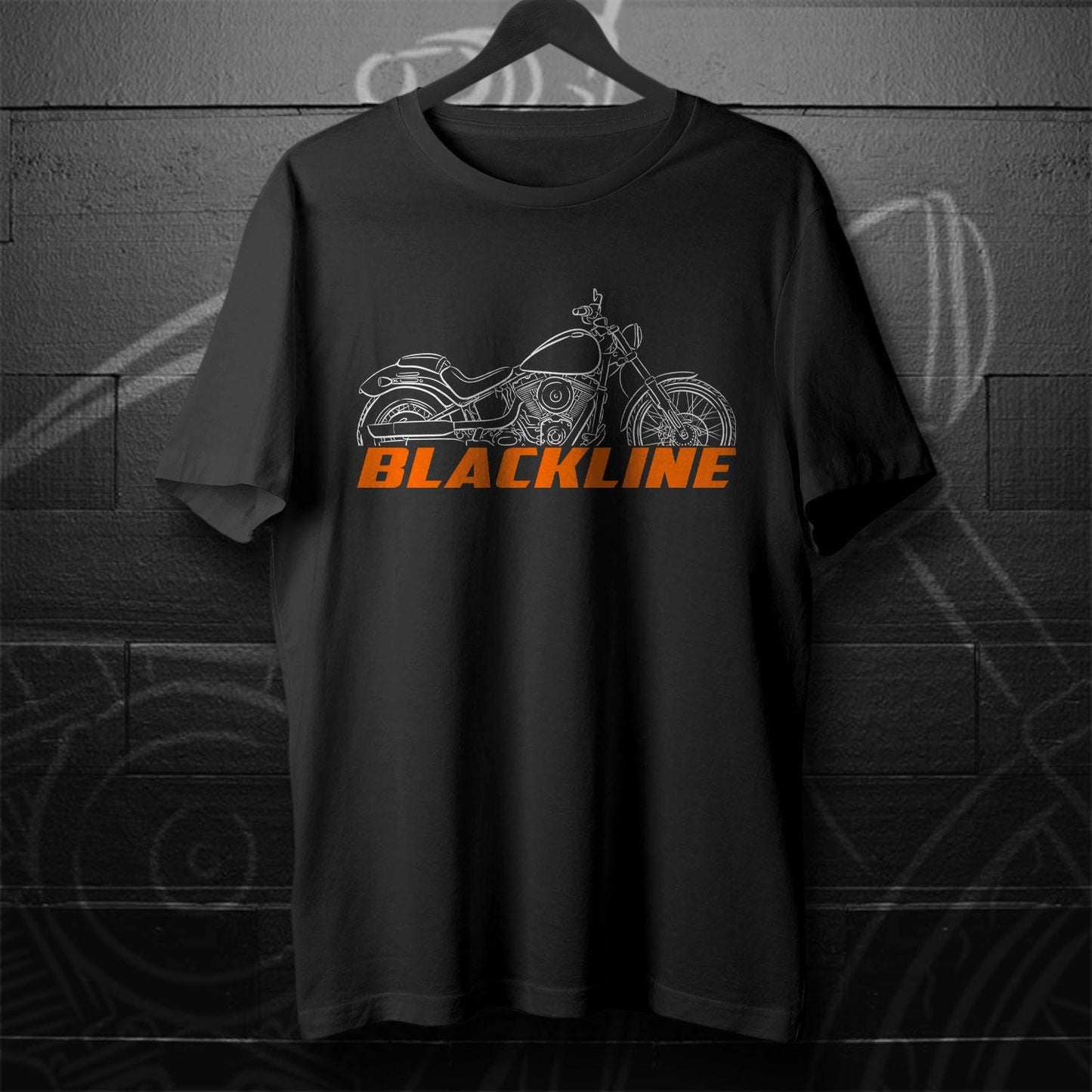 Harley-Davidson FXS Blackline Inspired T-Shirt - Biker Motorcycle Tee Shirt
