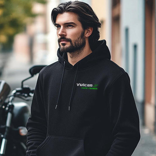 Kawasaki Vulcan S Cafe Tourer Inspired Hoodie - Motorcycle Sweatshirt for Riders
