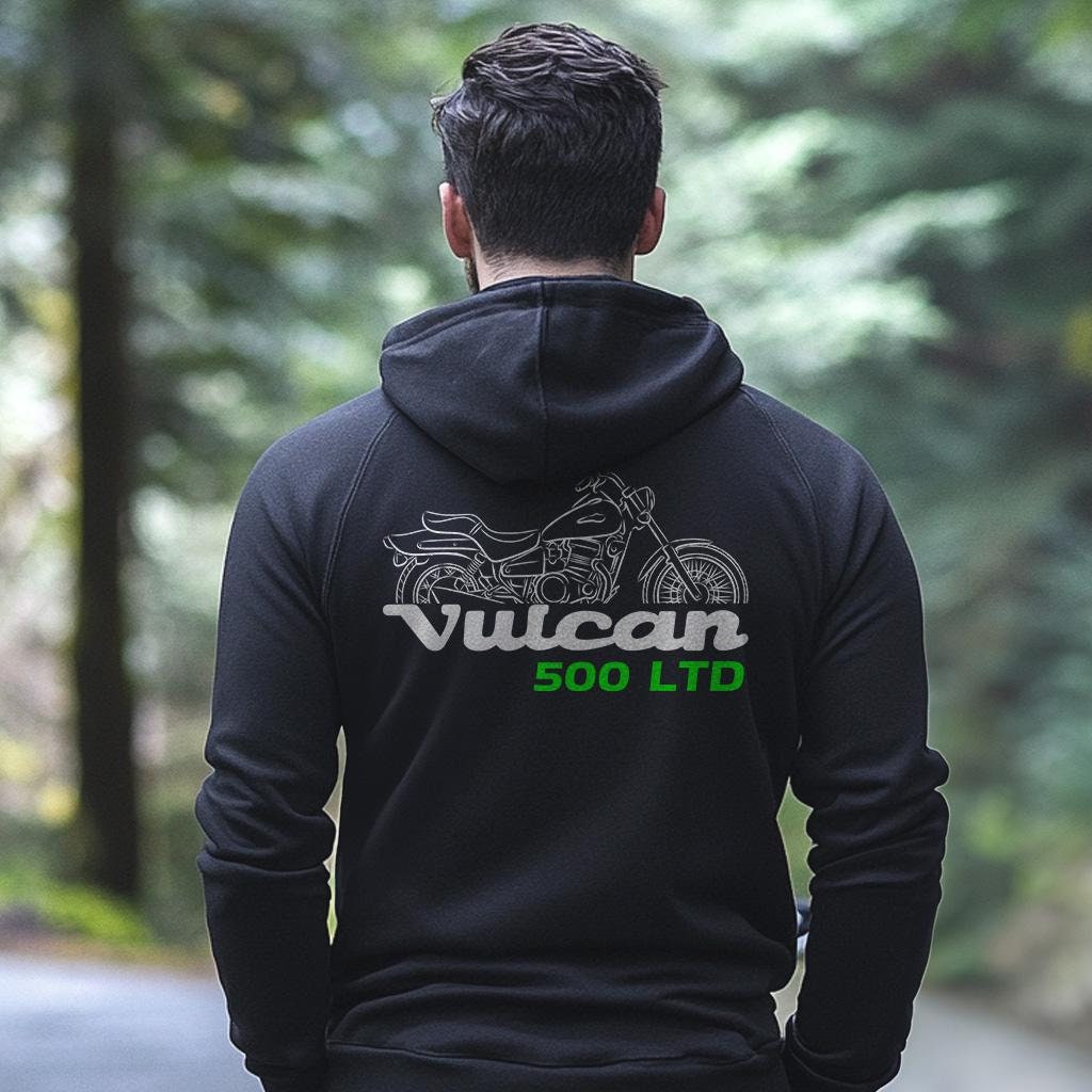 Kawasaki EN500 Vulcan Classic LTD 1996-2009 Inspired Hoodie - Motorcycle Sweatshirt for Riders