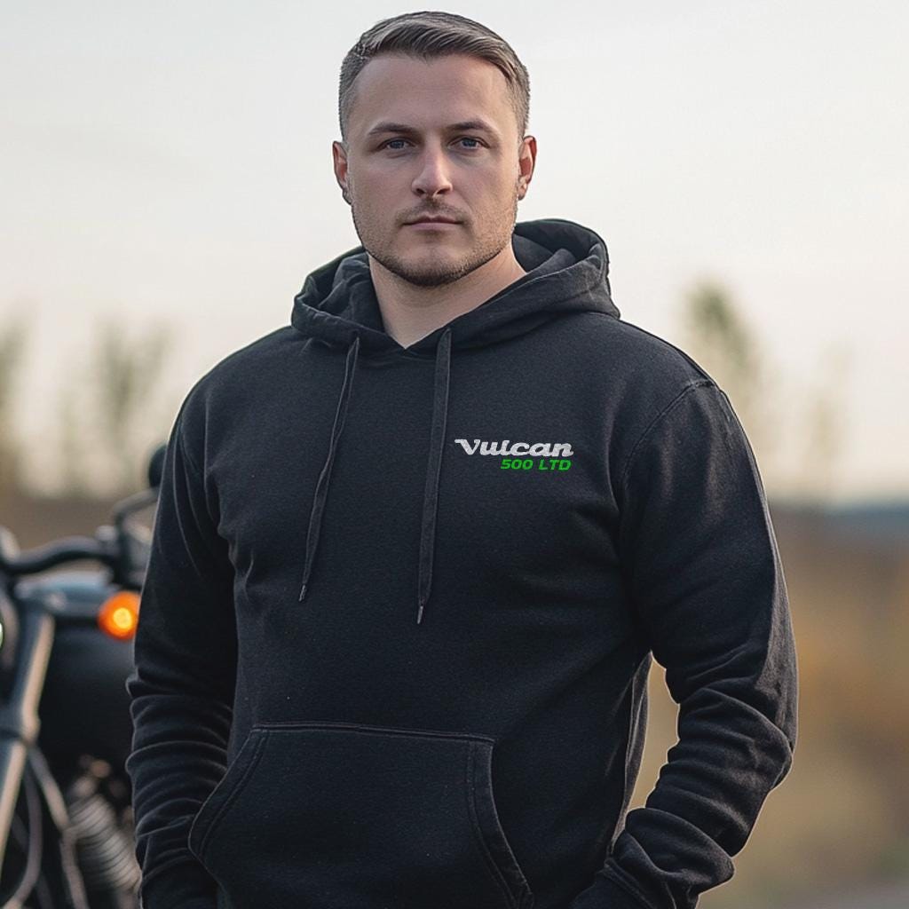 Kawasaki EN500 Vulcan Classic LTD 1996-2009 Inspired Hoodie - Motorcycle Sweatshirt for Riders
