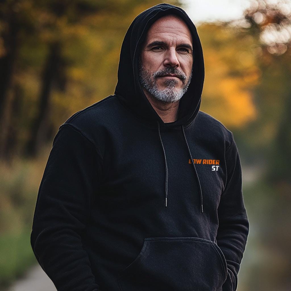 Harley-Davidson FXLRST Low Rider ST Inspired Hoodie - Biker Motorcycle Sweatshirt