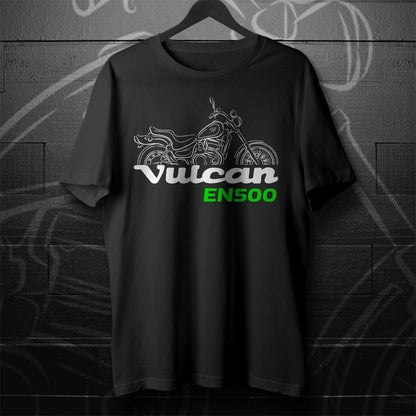 Kawasaki Vulcan 500 EN500 1990-96 Inspired T-Shirt - Motorcycle Tee Shirt for Riders