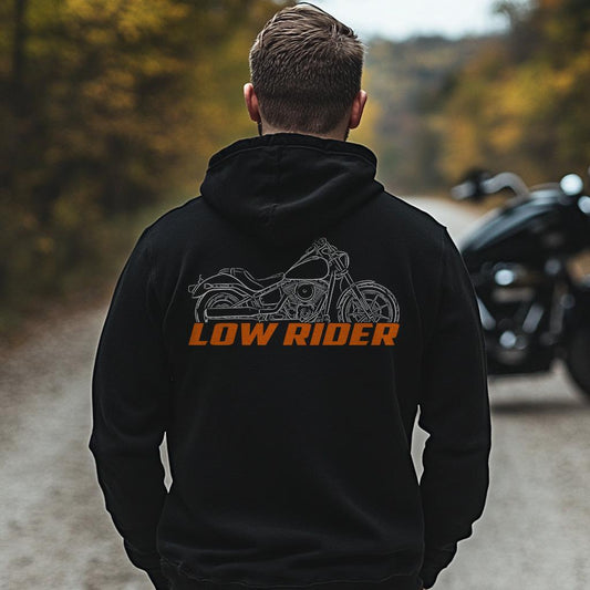 Harley-Davidson FXLR Softail Low Rider Inspired Hoodie - Biker Motorcycle Sweatshirt