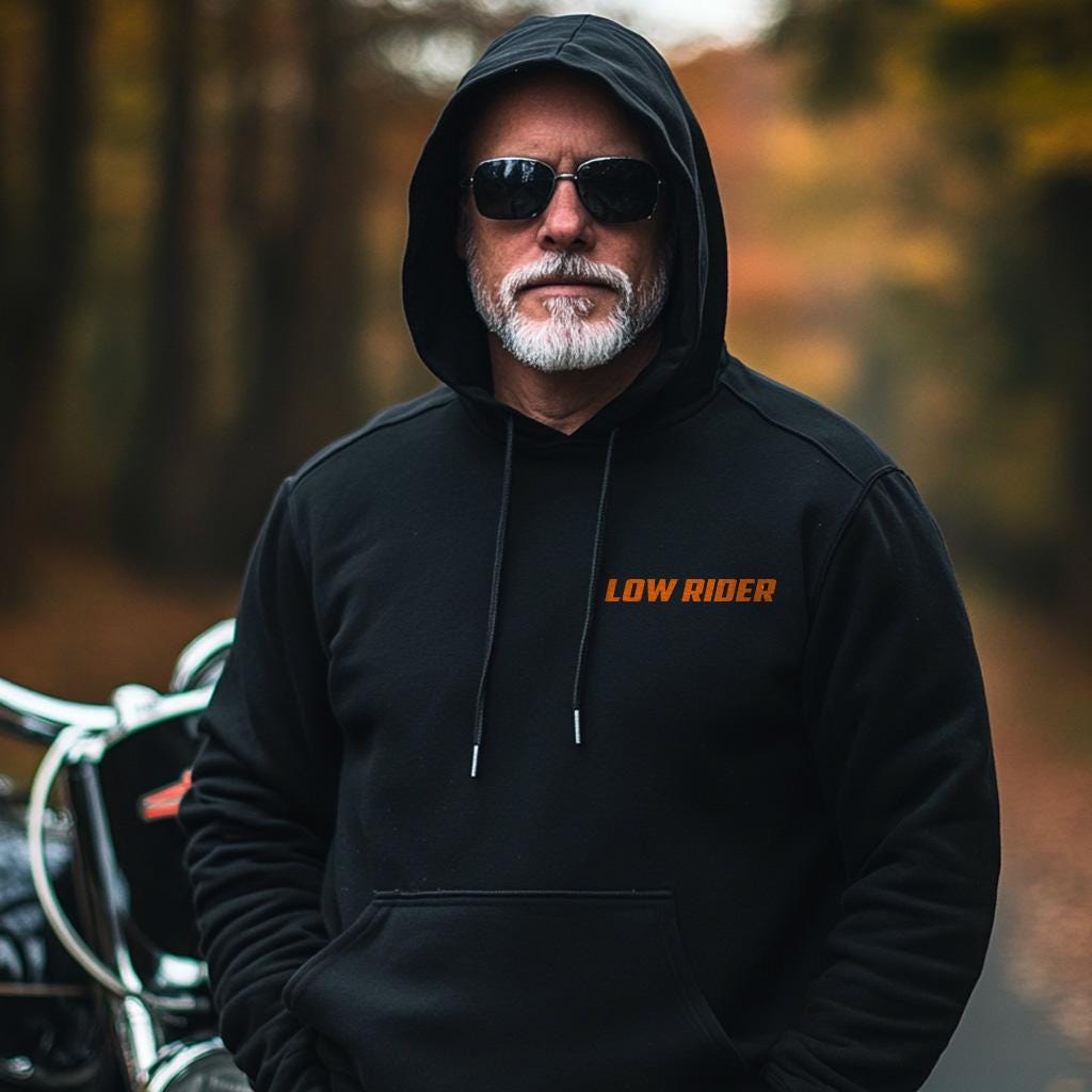 Harley-Davidson FXLR Softail Low Rider Inspired Hoodie - Biker Motorcycle Sweatshirt