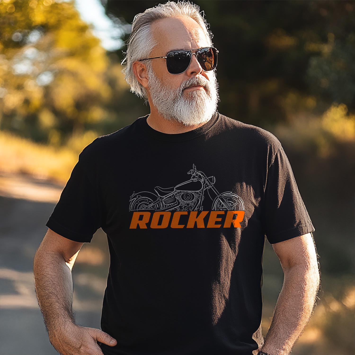 Harley-Davidson FXCW & FXCWC Rocker Inspired T-Shirt - Biker Motorcycle Tee Shirt