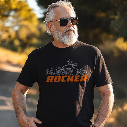 Harley-Davidson FXCW & FXCWC Rocker Inspired T-Shirt - Biker Motorcycle Tee Shirt