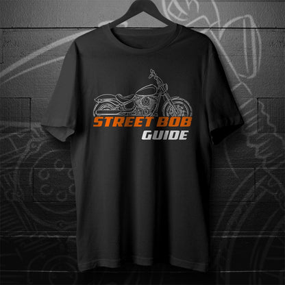 Harley-Davidson FXBB Softail Street Bob Guide Inspired T-Shirt - Biker Motorcycle Tee Shirt