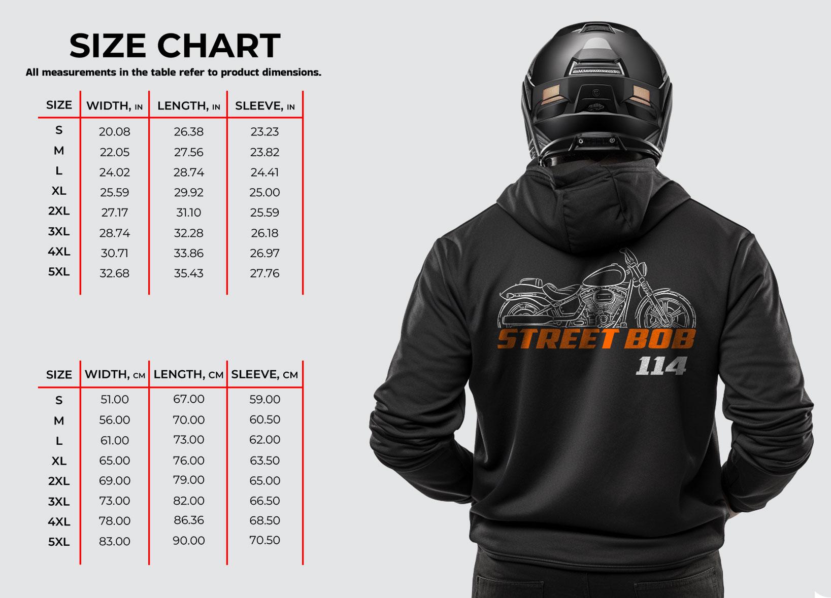 Harley-Davidson FXBBS Softail Street Bob 114 Inspired Hoodie - Biker Motorcycle Sweatshirt