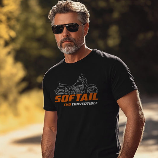 Harley-Davidson FLSTSE | FLSTSE2 & FLSTSE3 CVO Softail Convertible Inspired T-Shirt - Biker Motorcycle Tee Shirt