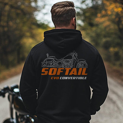 Harley-Davidson FLSTSE | FLSTSE2 & FLSTSE3 CVO Softail Convertible Inspired Hoodie - Biker Motorcycle Sweatshirt