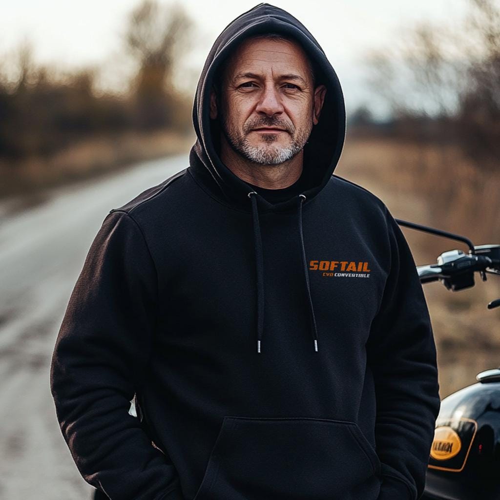 Harley-Davidson FLSTSE | FLSTSE2 & FLSTSE3 CVO Softail Convertible Inspired Hoodie - Biker Motorcycle Sweatshirt