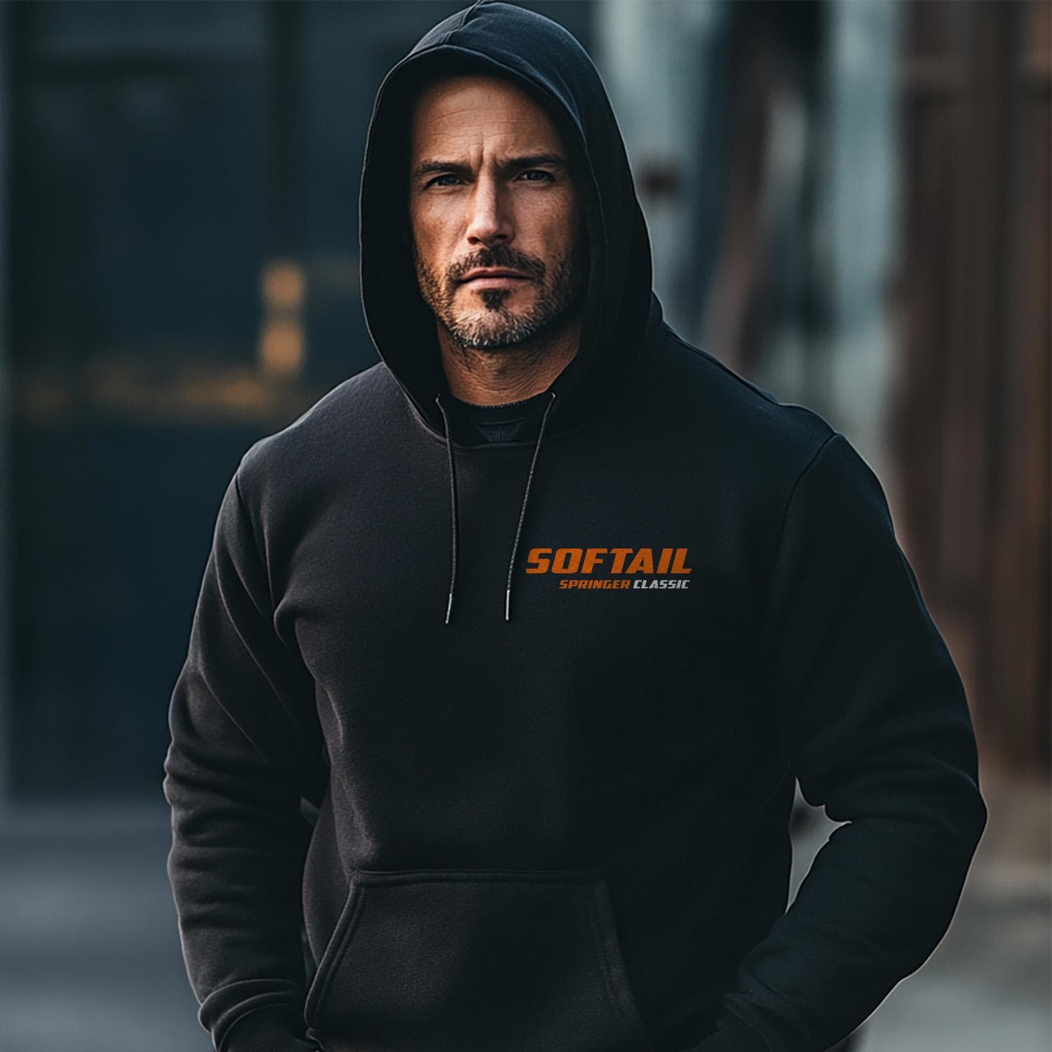 Harley-Davidson FLSTSC & FLSTSC Softail Springer Classic Inspired Hoodie - Biker Motorcycle Sweatshirt