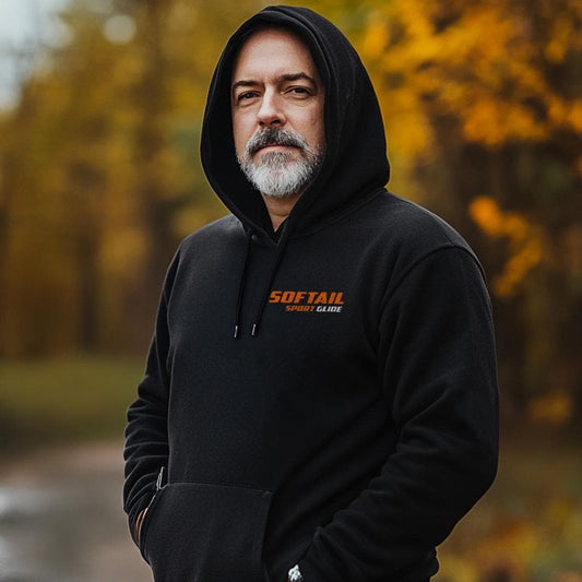 Harley-Davidson FLSB Sport Glide Softail Inspired Hoodie - Biker Motorcycle Sweatshirt