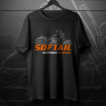 Harley-Davidson Softail FLHCS Heritage Classic 114 Inspired T-Shirt - Biker Motorcycle Tee Shirt