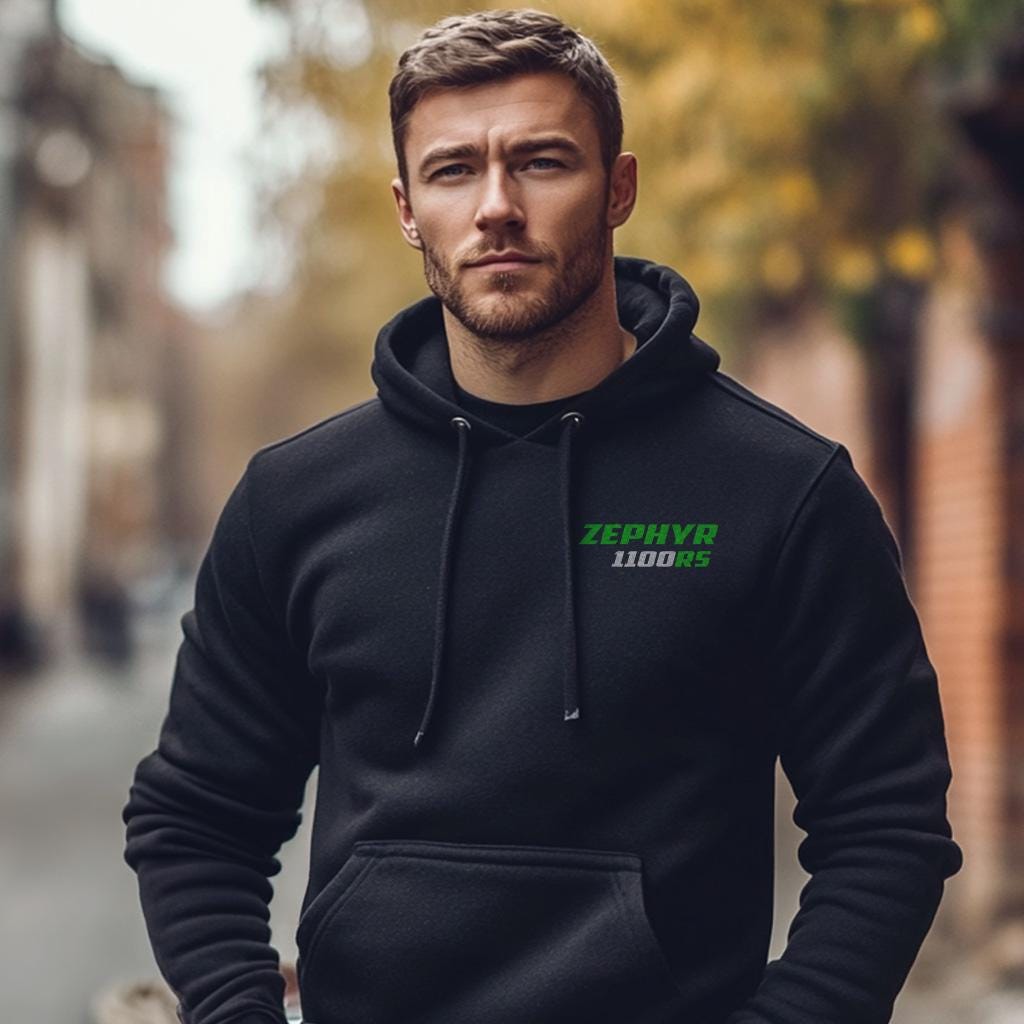 Kawasaki Zephyr 1100RS Inspired Hoodie - Motorcycle Sweatshirt for Riders