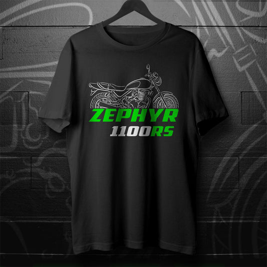 Kawasaki Zephyr 1100RS Inspired T-Shirt - Motorcycle Tee Shirt for Riders