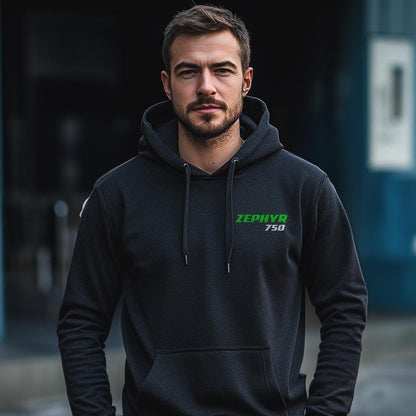 Kawasaki Zephyr 750 Inspired Hoodie - Motorcycle Sweatshirt for Riders