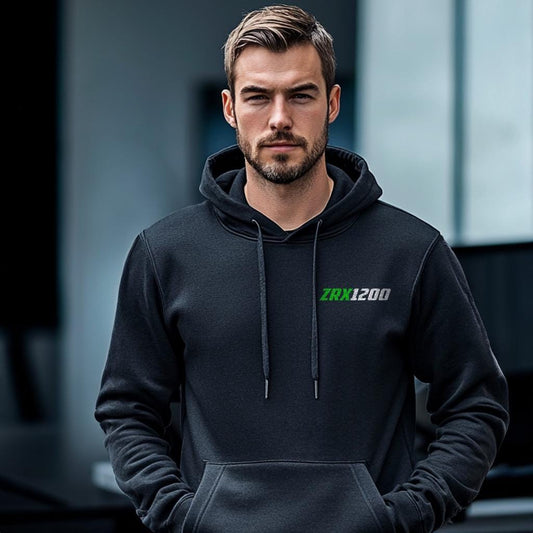 Kawasaki ZRX1200 Inspired Hoodie - Motorcycle Sweatshirt for Riders