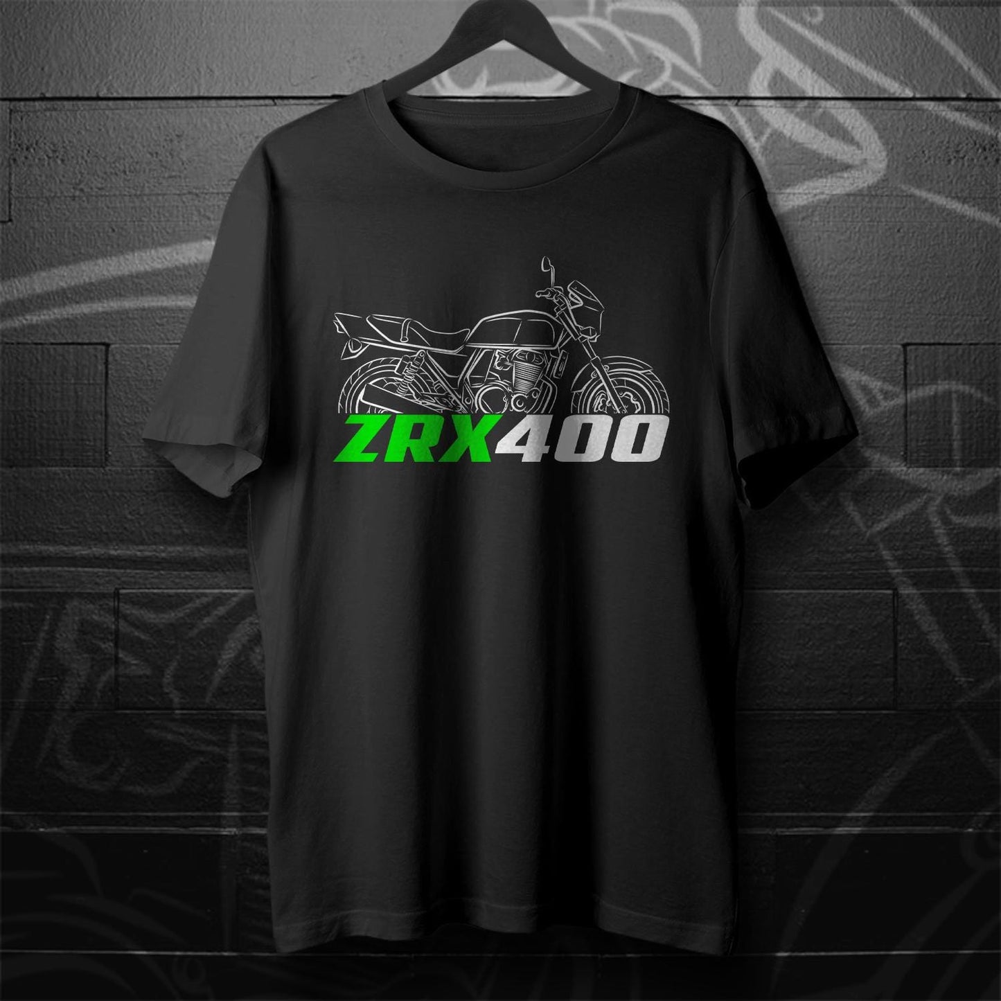 Kawasaki ZRX 400 ( ZR400E ) T-Shirt - Motorcycle Tee Shirt for Riders