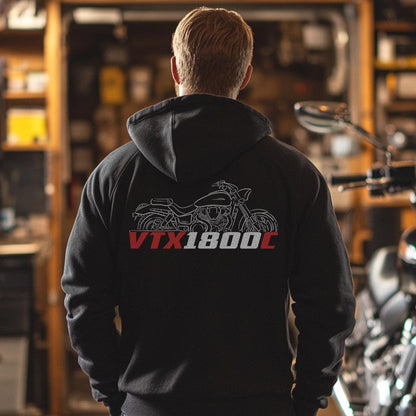 Honda VTX 1800 | C | F | N | R | S & T Inspired Hoodie - Motorcycle Sweatshirt for Riders