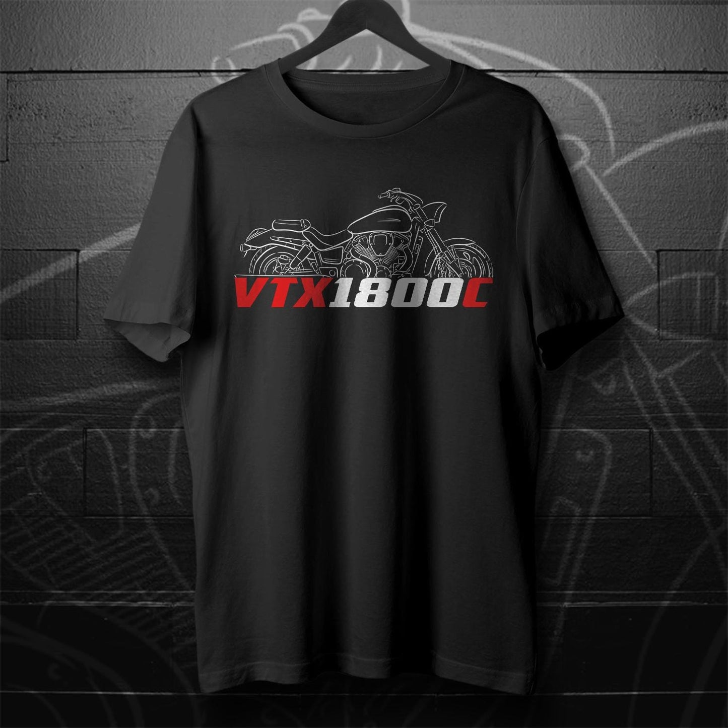Honda VTX 1800 | C | F | N | R | S & T Inspired T-Shirt - Motorcycle Tee Shirt for Riders