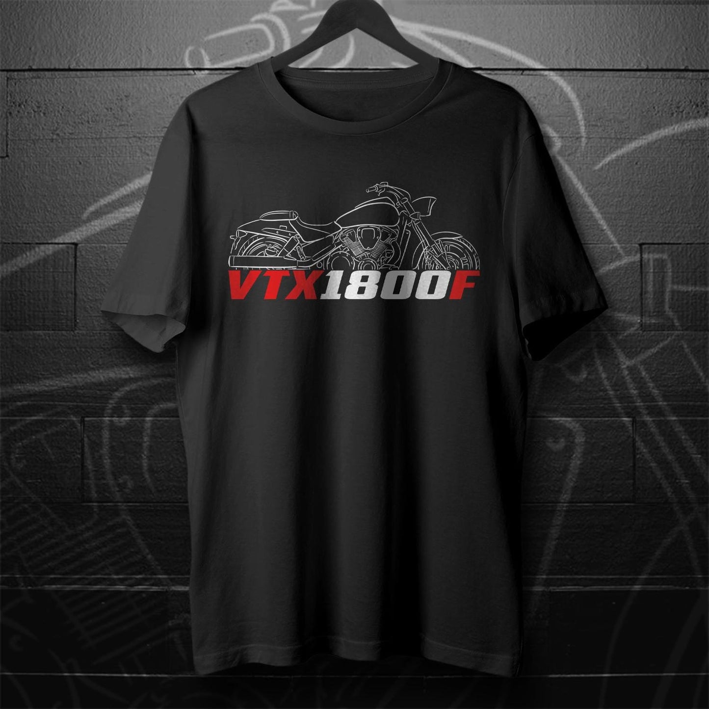 Honda VTX 1800 | C | F | N | R | S & T Inspired T-Shirt - Motorcycle Tee Shirt for Riders