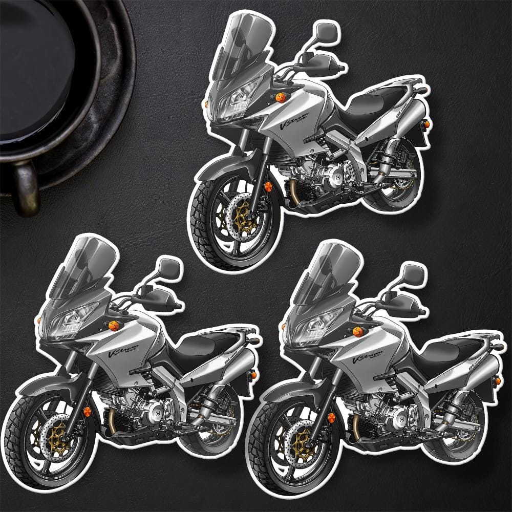 Suzuki V-Strom 1000 2002-06 Inspired Stickers - Set of 3 Biker Motorcycle Decals