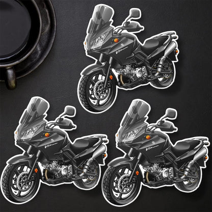 Suzuki V-Strom 1000 2002-06 Inspired Stickers - Set of 3 Biker Motorcycle Decals