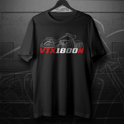 Honda VTX 1800 | C | F | N | R | S & T Inspired T-Shirt - Motorcycle Tee Shirt for Riders