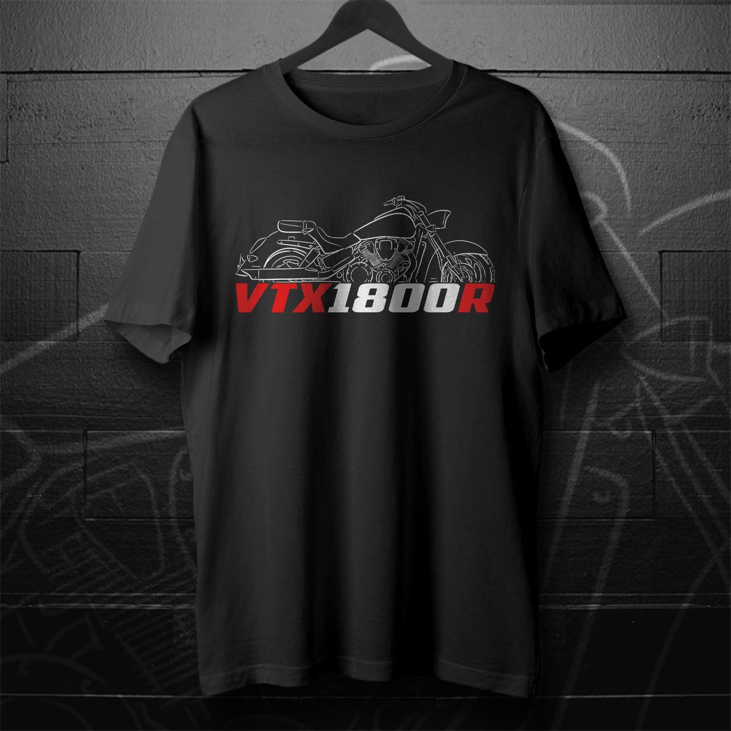 Honda VTX 1800 | C | F | N | R | S & T Inspired T-Shirt - Motorcycle Tee Shirt for Riders