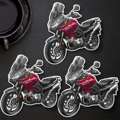Suzuki V-Strom 1000 2002-06 Inspired Stickers - Set of 3 Biker Motorcycle Decals