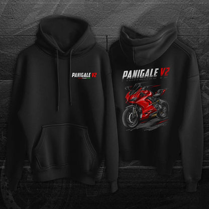 Ducati Panigale V2 Hoodie - Motorcycle Sweatshirt for Sportbike Riders
