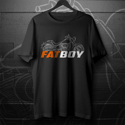 Harley-Davidson FLSTF & FLSTFI 2000 - 2017 Fat Boy Inspired T-Shirt - Biker Motorcycle Tee Shirt