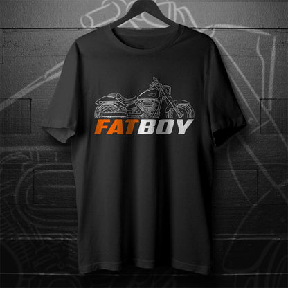 Harley-Davidson FLFBS Fat Boy 114 Inspired T-Shirt - Biker Motorcycle Tee Shirt