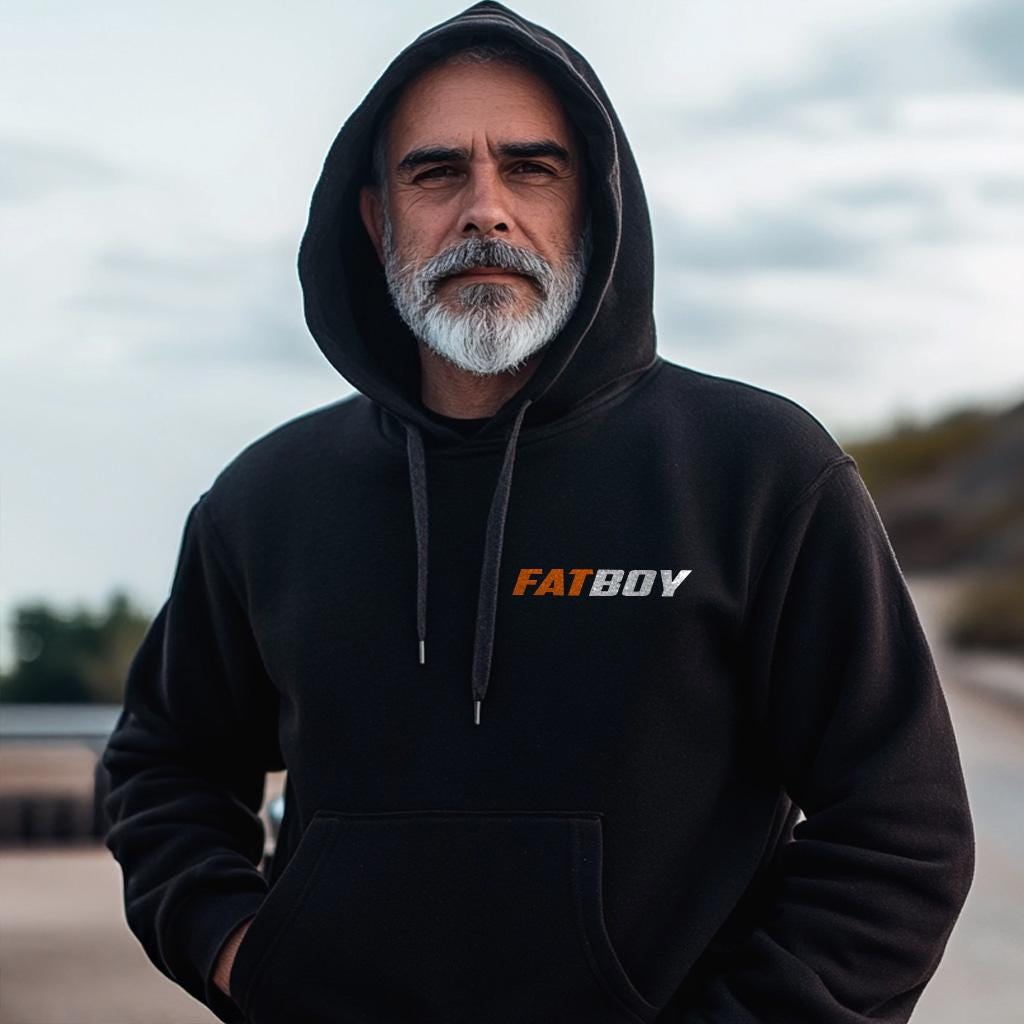 Harley-Davidson FLFBS Fat Boy 114 Inspired Hoodie - Biker Motorcycle Sweatshirt