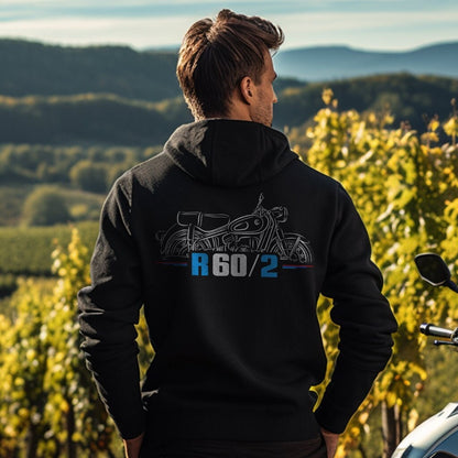 BMW R60 & R60/2 Hoodie - Motorcycle Sweatshirt for Motorrad Riders