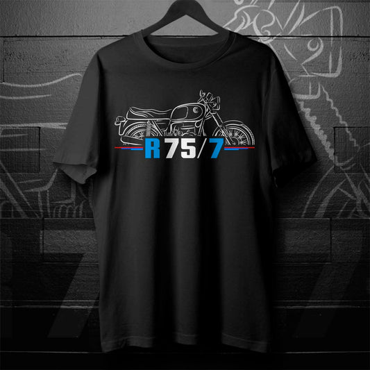 BMW R75/7 T-Shirt - Motorcycle Tee Shirt for Motorrad Riders