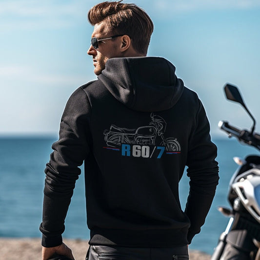 BMW R60/7 Hoodie - Motorcycle Sweatshirt for Motorrad Riders