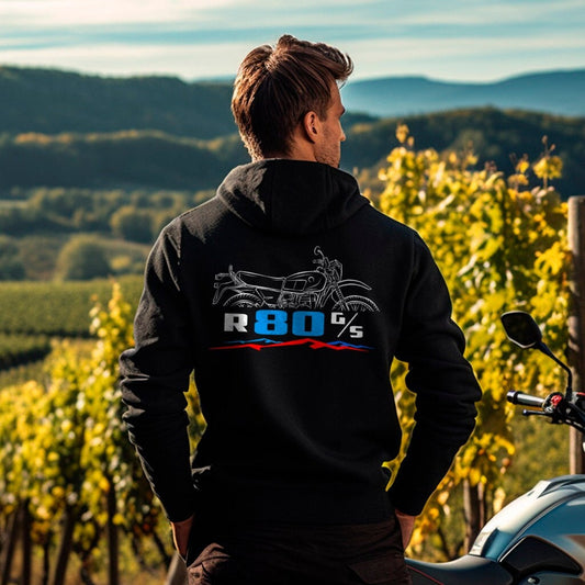 BMW R80G/S Hoodie - Motorcycle Sweatshirt for Motorrad Riders