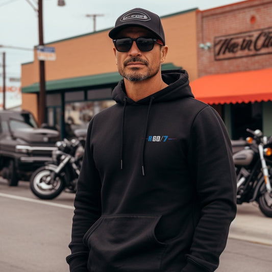BMW R60/7 Hoodie - Motorcycle Sweatshirt for Motorrad Riders