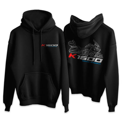 BMW K1600 Grand America Hoodie - Motorcycle Sweatshirt for Motorrad Riders