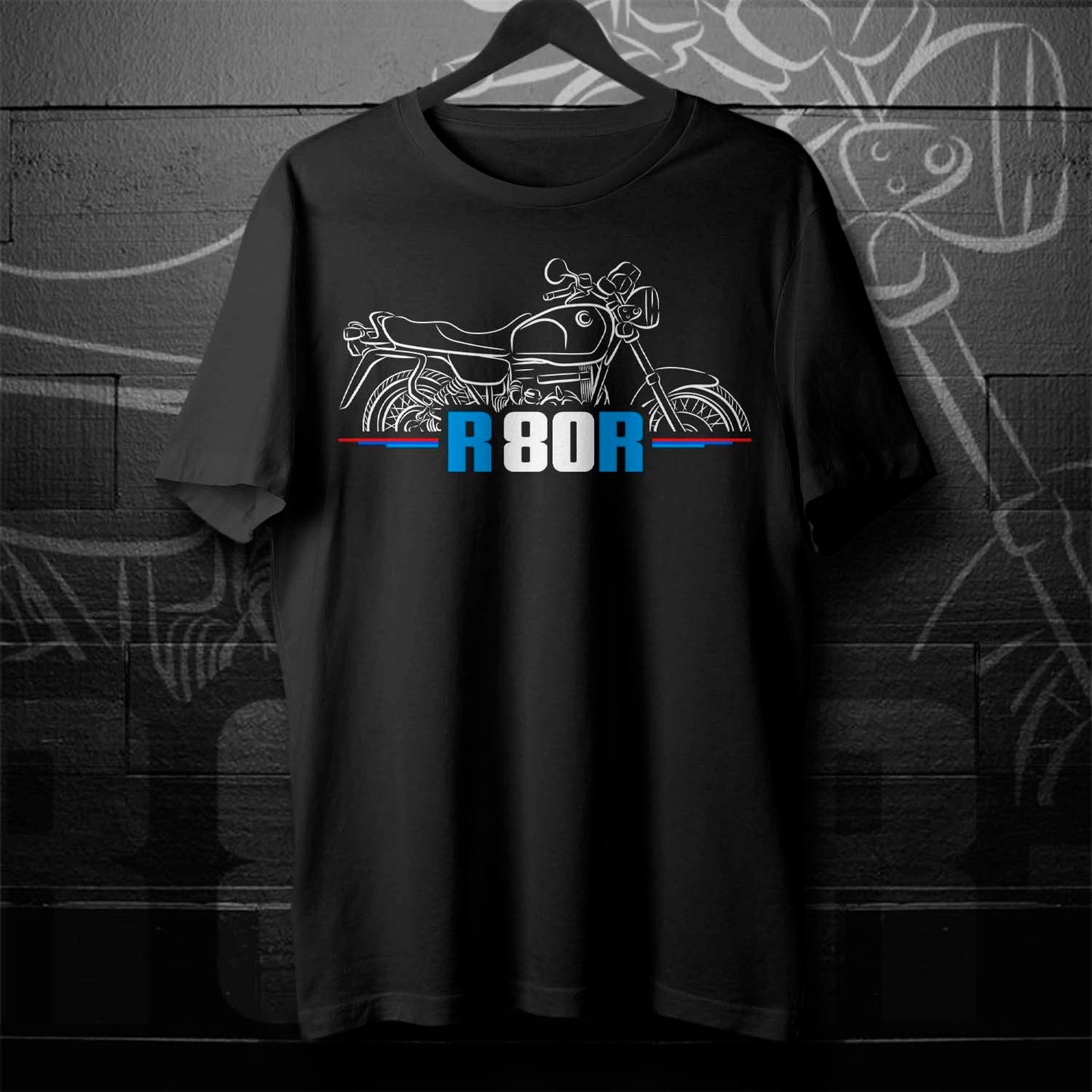 BMW R80R T-Shirt - Motorcycle Tee Shirt for Motorrad Riders