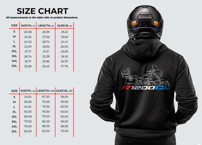 BMW R1200CL Hoodie - Motorcycle Sweatshirt for Motorrad Riders