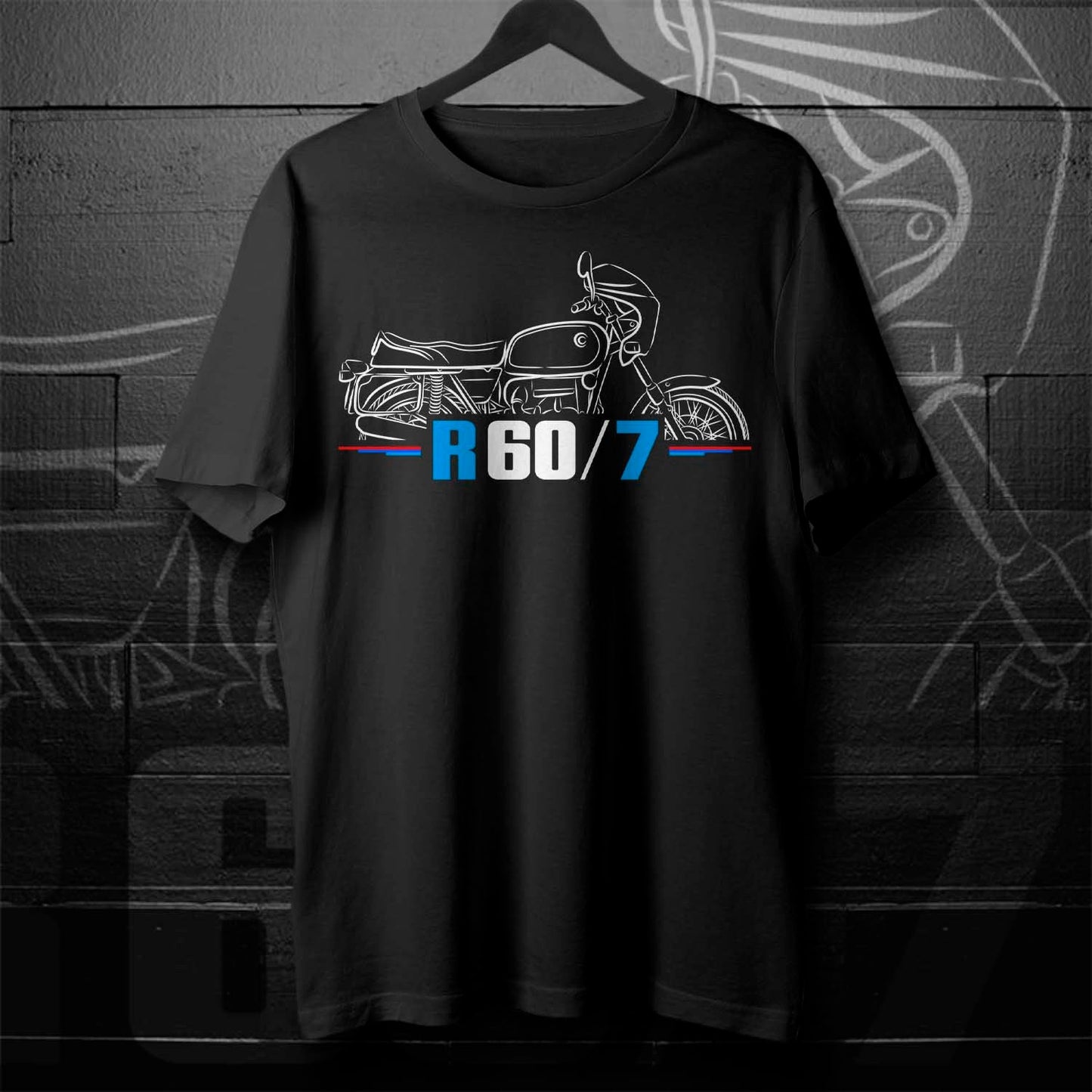 BMW R60/7 T-Shirt - Motorcycle Tee Shirt for Motorrad Riders