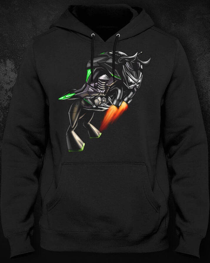 Kawasaki Z 800 Inspired Hoodie - Motorcycle Sweatshirt for Riders