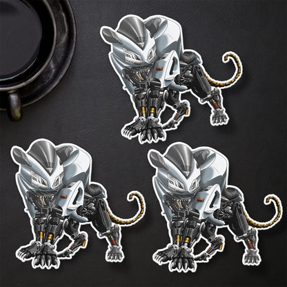 Kawasaki ZX12R Panther 2003-06 Inspired Stickers - Set of 3 Motorcycle Decals for Riders